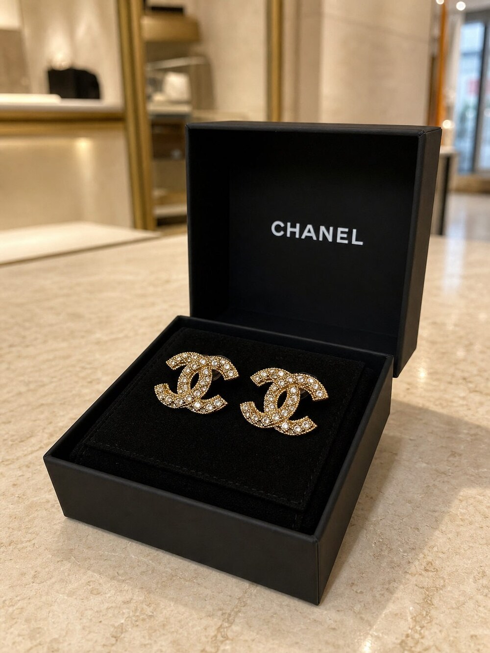 CHANEL Classic Parisian Earrings Style 14 | New with Box - Picture 2 of 9
